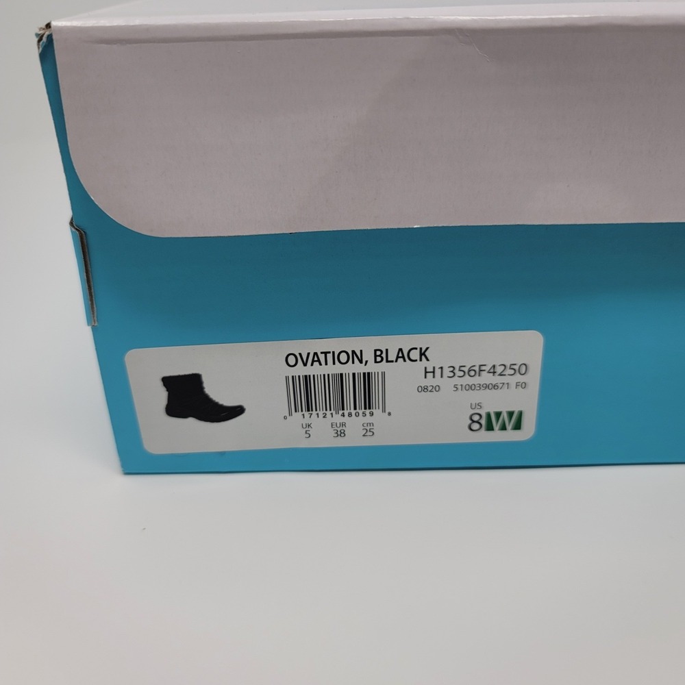 Bzees Ovation Black Sherpa Side Zip Ankle Boot Bootie Sz 8W Machine Washable - Picture 13 of 13